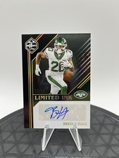 2023 Panini Limited Breece Hall Auto Limited Ink Football 33 /49 Jets