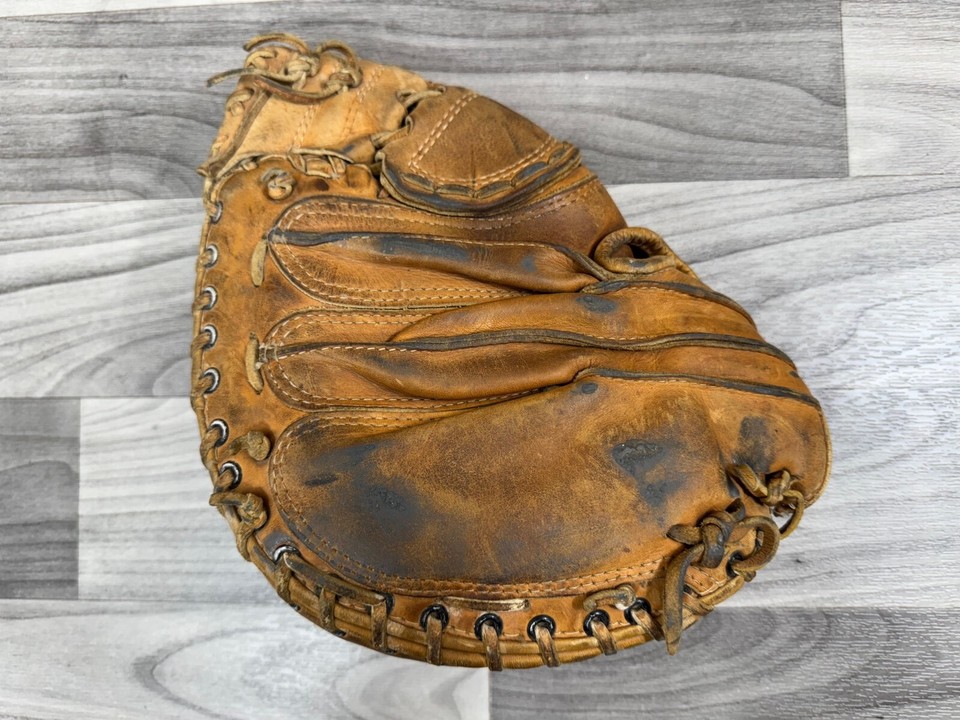 Gant De Receveur (catcher) Wilson A2403 Professionnel - Taille 33" - Droitier - Vintage Occasion