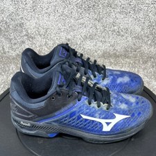 Mizuno Shoes Mens Size 7 Wave Exceed Tour 4 Sneaker Blue Mesh