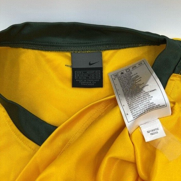00s NIKE ナイキ ブラジル代表 2002年 プラシャツ BRASIL古着 Brazil 2002 ORIGINAL Nike Vintage Rare Soccer Training