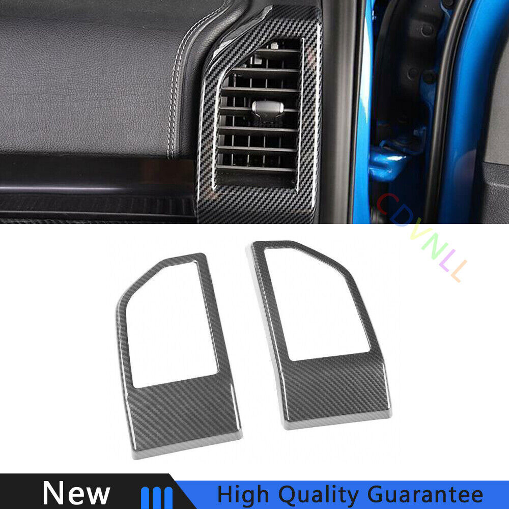 For Ford F150 F-150 15-2020 Carbon Fiber Car Left And Right Air Outlet Vent Trim