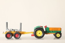 Siku V 287 Traktor Hanomag mit Schemelwagen für Holz ca 160 mm (191151)