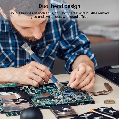 Dual Head Anti-Static PCB Soldering Cleaning Safe Brush for Phone Repair Tools - 第 7/23 張圖片