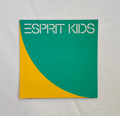 Vintage ESPRIT Kids Winter 1986 Mini Catalog - Accordion Fold Out Style
