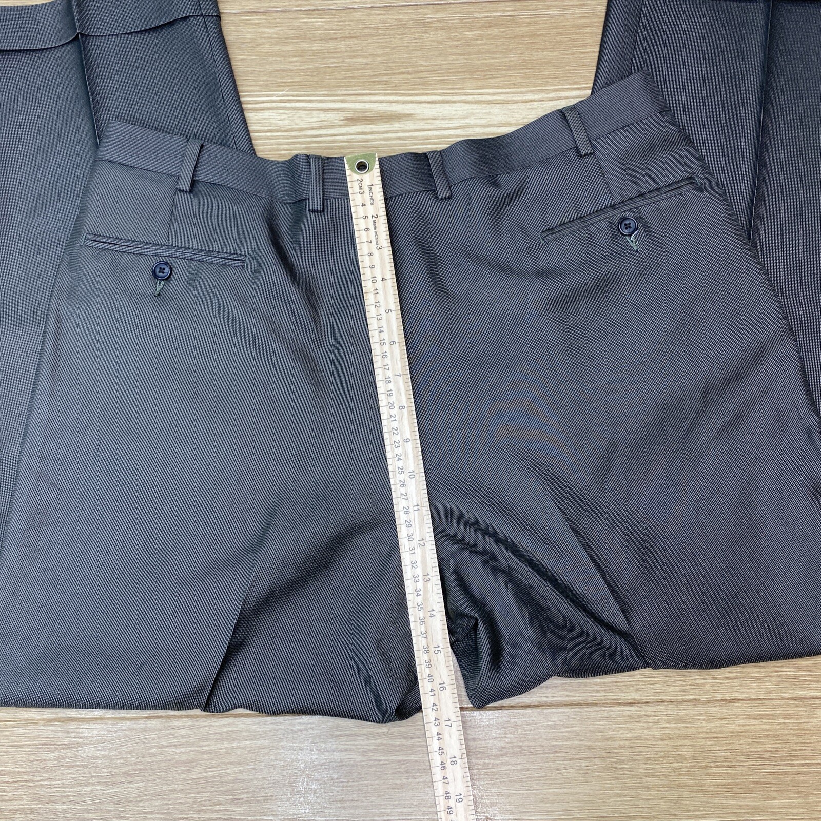 Pantalon De Vestir Plisados ​​Dobladillo Para Hombre Lauren Ralph Lauren 38X29