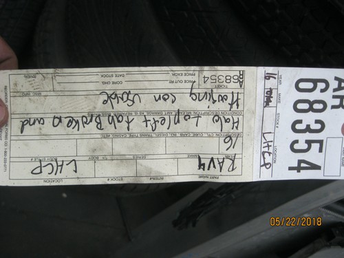 16 17 18 TOYOTA RAV4 LH XENON HEADLIGHT LAMP OEM USED STOCK 68354 - Picture 8 of 8