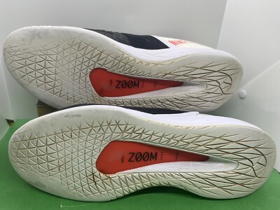 Nike Court Air Zoom Zero HC Mens Sz 12 Black White Crimson