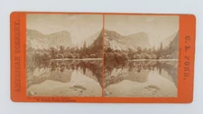 American Scenery C.L. Pond - 768 Mirror Lake and Mount Watkins Stereoview