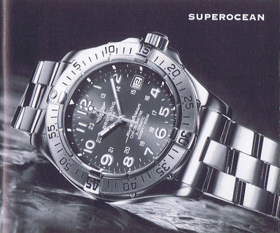 Breitling Superocean Anleitung Instructions NO WATCH KEINE UHR I207