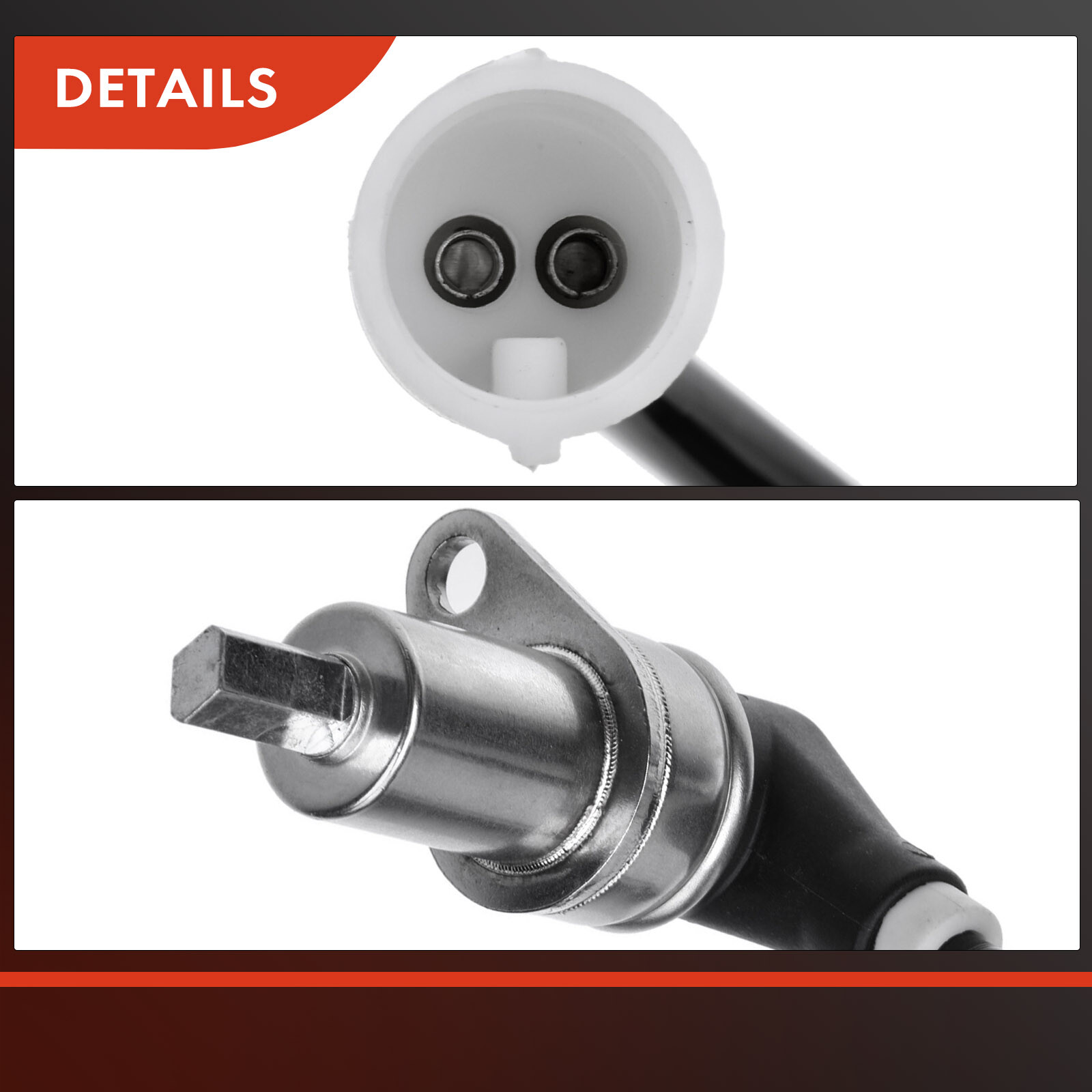 2x Front Left & Right ABS Wheel Speed Sensor for BMW 318i 325 325E