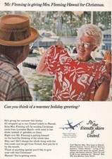 1967 United Airlines: Mr Fleming Vintage Print Ad