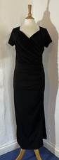 Savoir Size 12 Dress Black Party Evening Elegant Lined 1131