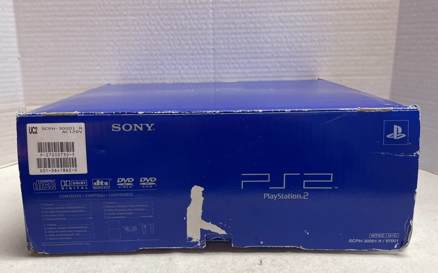 Sony PlayStation 2 Cords Memory Card Instruction 3 Controllers Not