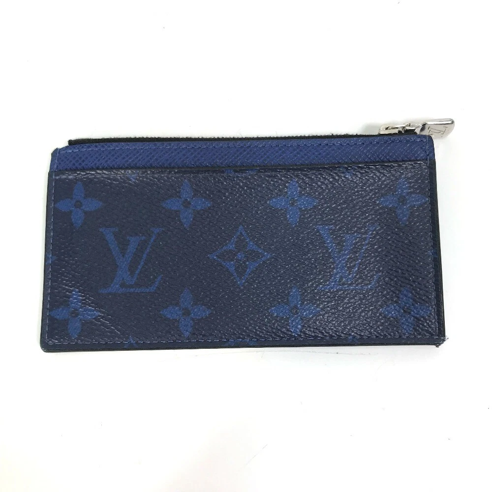 LOUIS VUITTON M30270 Monogram Taiga Coin card holder Wallet Card Case coin  purse