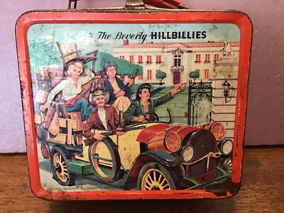 VINTAGE 1960s THE BEVERLY HILLBILLIES METAL LUNCHBOX With Thermos