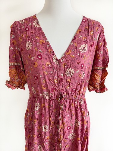 Dreamcatcher Damen Boho Hippie Ibiza Maxikleid - Gr. S, M, L - Bild 4 von 14