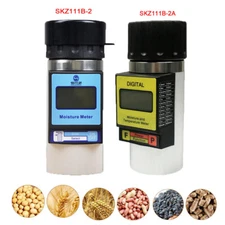 24 or 37 Kinds Grain Moisture Tester Digital Temperature Humidity Moisture Meter