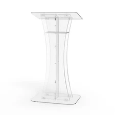 Plexiglass Conference Pulpit Acrylic Podium Clear Church Lectern Church Pulpit
