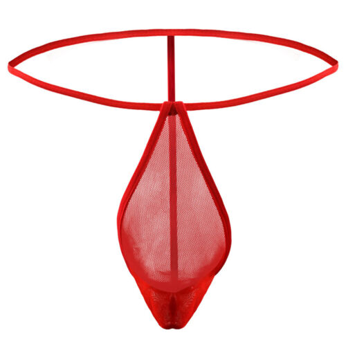 Sexy Mens Spandex G-string Micro Thong Pouch Briefs Bikini T-Back Underwear╮ ☥ - Afbeelding 14 van 18