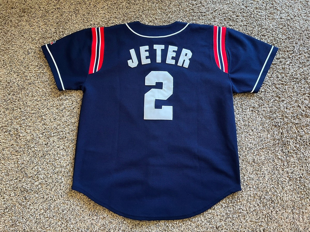 Vintage Russell Athletic New York Yankees Derek Jeter 2 Jersey