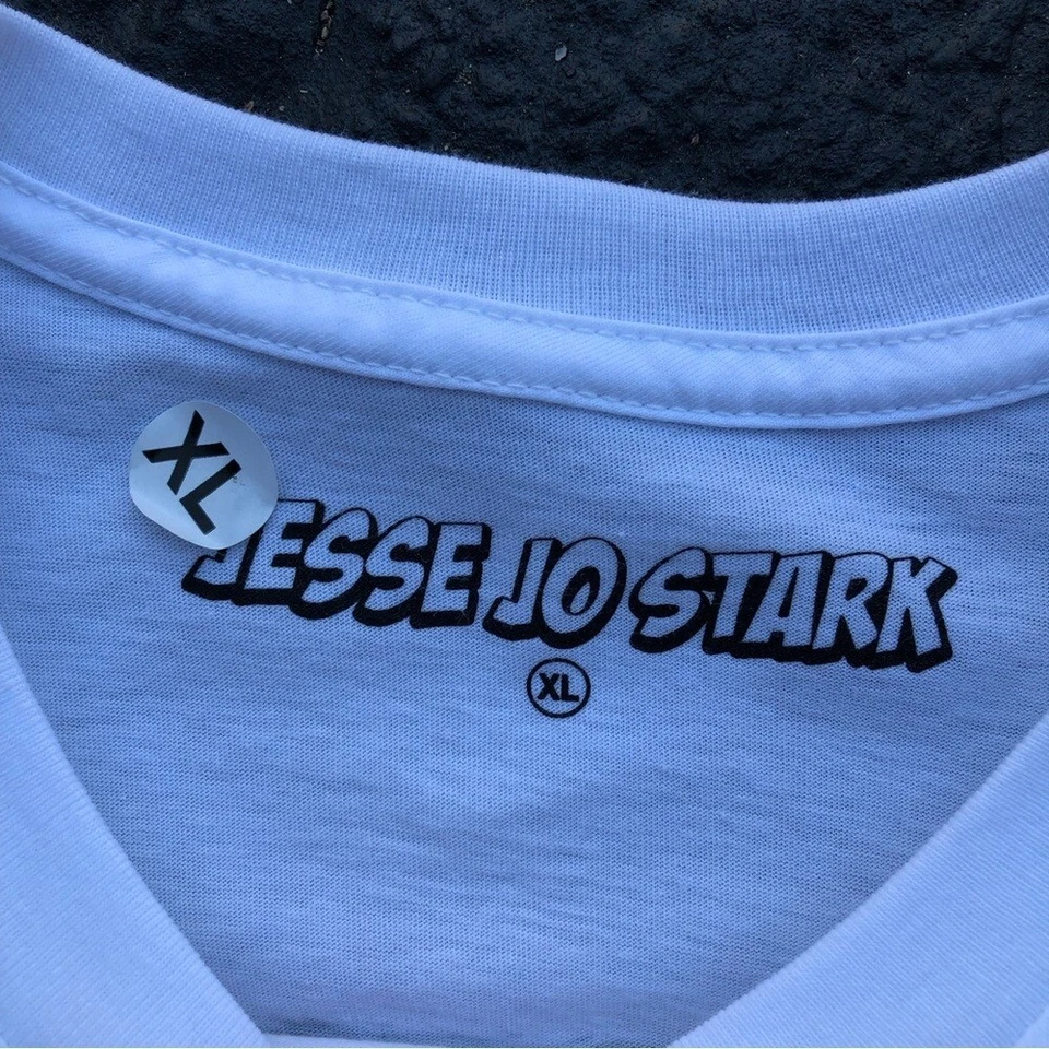 原装 Jesse Jo Stark Fire of Love 歌曲图案 T 恤 - XL 码 — 第 4/4 张图片