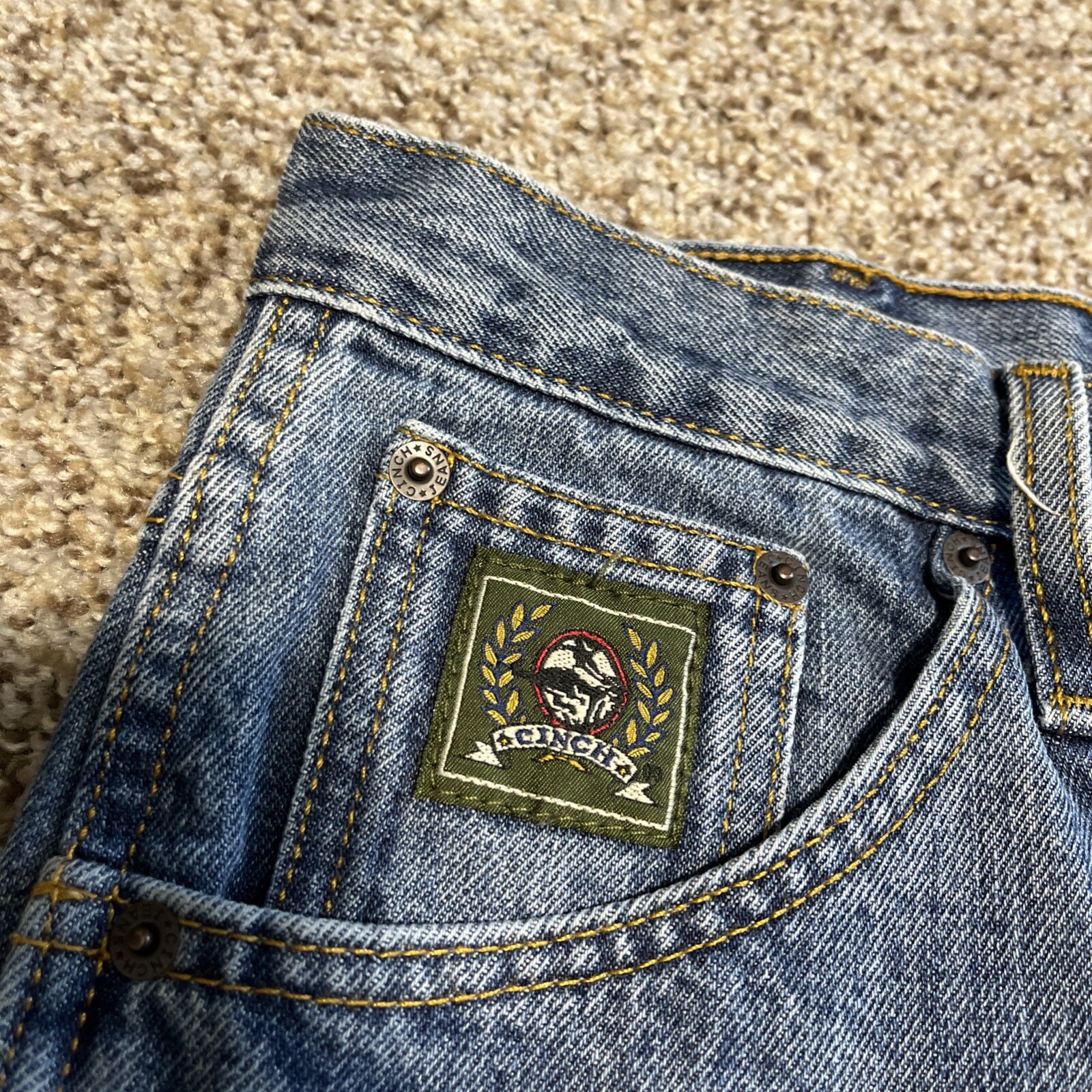 Cinch Jeans Men's Size 29 X 36 Green Label Medium Wash Denim Western - View 3