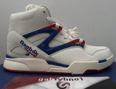 Reebok Pump Omni Zone 2 HR0035 Chalk Vector Blue Mens Size 13