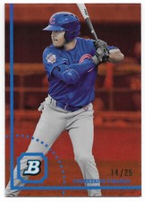 2022 Bowman Heritage Chrome Prospect Orange Refractor Yohendrick Pinango #14/25