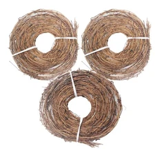 15 Feet Grapevine Garland DIY Crafts Natural Grapevine Twig Vines, 3 PCS Vine...