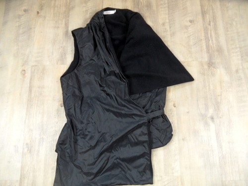 COMPTOIR DES COTONNIERS élégant gilet asymétrique noir taille M TOP BB1117 - Photo 1/3