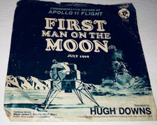 MGM Commemorative Record of Apollo Flight First Man on the Moon 1969 Hugh Downs
