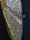 Black Jacket W/Leopard Like Trim & Matching SolId Black Skirt. Perceptions Sz 14 — photo 5