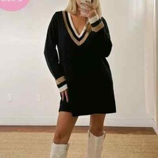 Show Me Your Mumu Hartford Preppy Sweater Dress Women’s Sz S