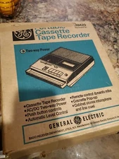 Vintage General Electric Cassette Tape Recorder  M8420A