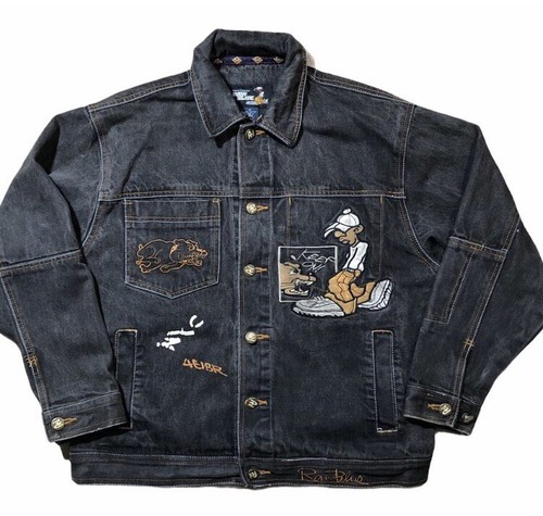 Premium Denim Embroidered Jean Jacket 