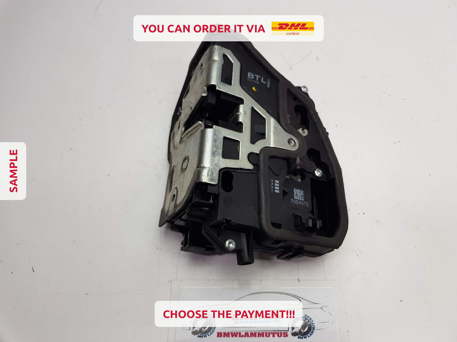 ✓✓BMW FRONT LEFT DOOR LOCK SYSTEM 7202145 7059973 4389473 