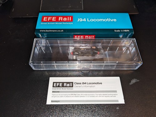 Spur N EFE Rail E85501 J94 Sattelpanzer 68075 BR spät schwarze Lokomotive verpackt | Condition: New
