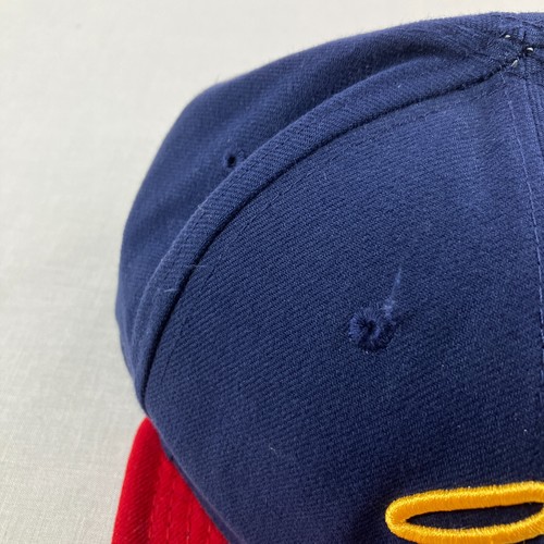 Anaheim Angels Hat Mens Fitted 7 3/8 Blue Red New Era Cool Base Baseball Cap ^ - Picture 4 of 12