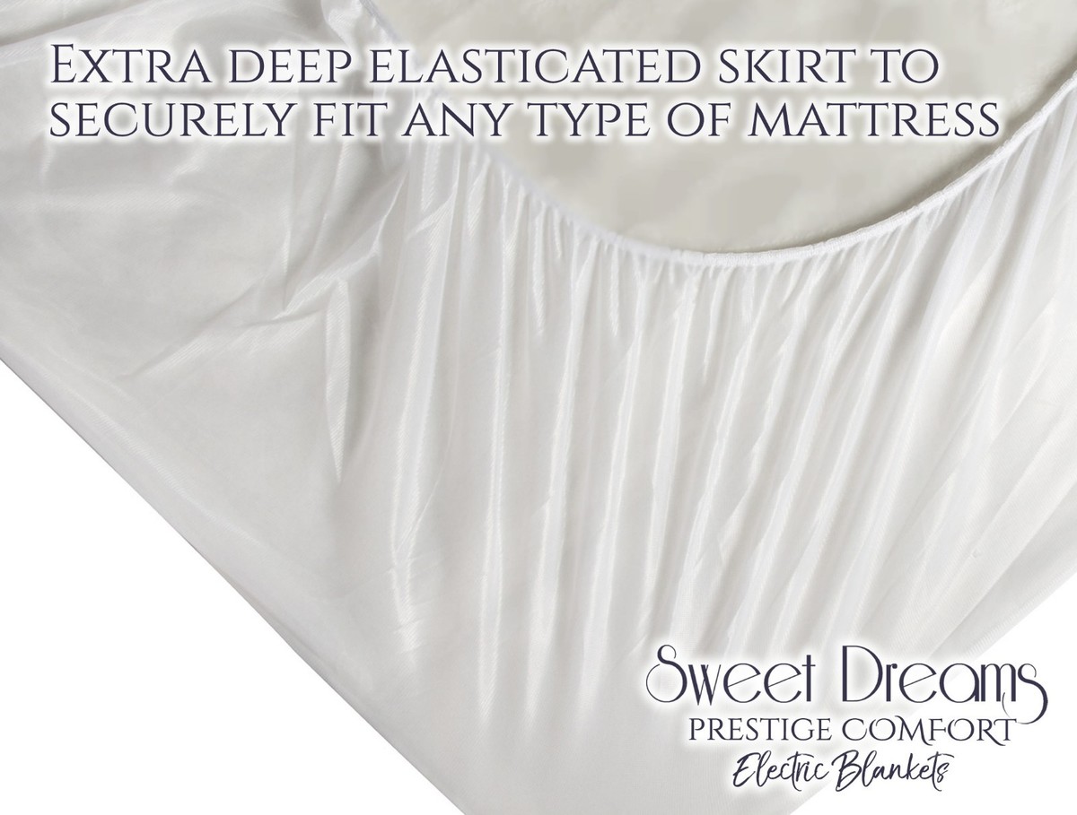 Heated Blanket Electric Mattress Cover Size Single Machine Washable | eBay