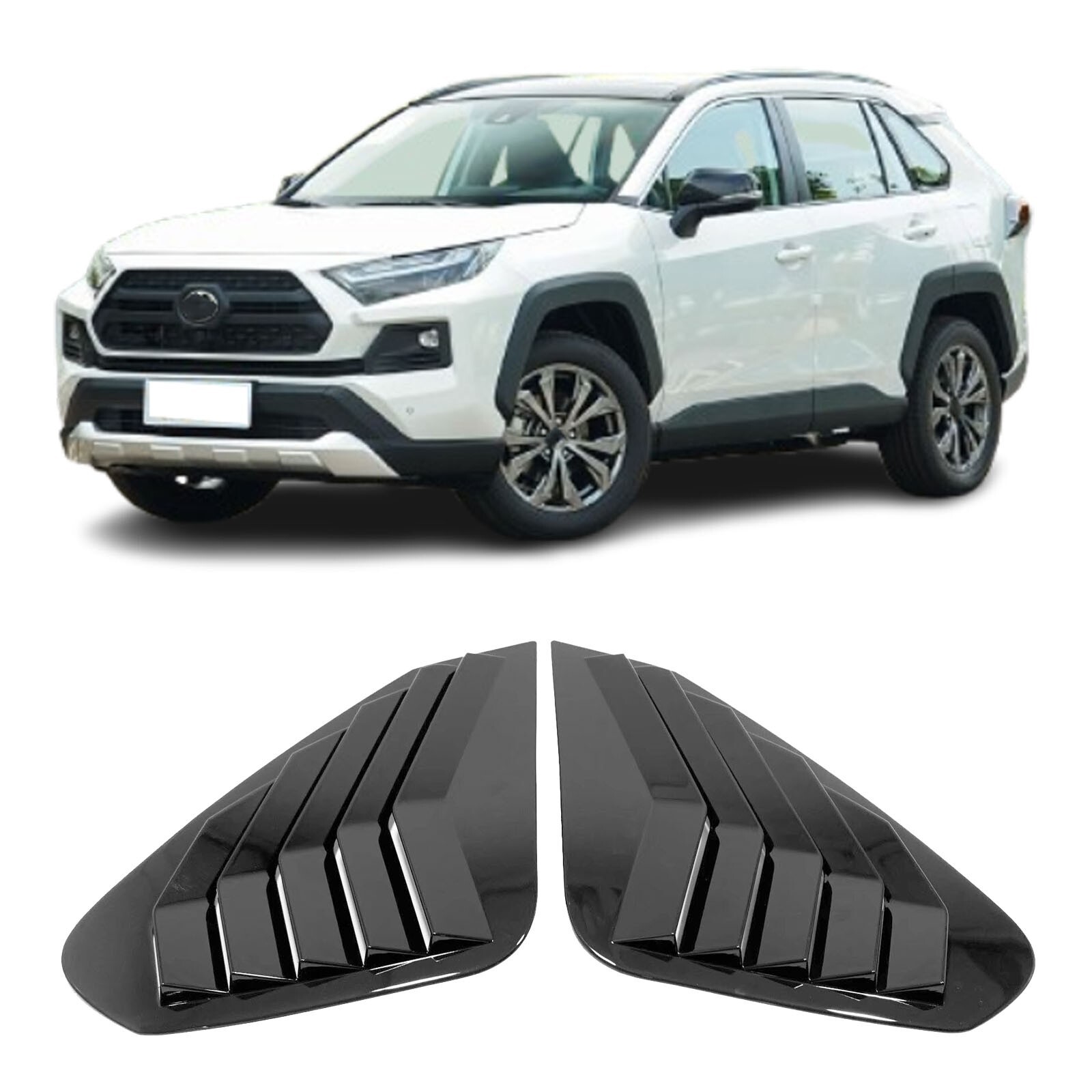 Toyota RAV4 Rear Side Window Ventilation Shutters Accessories