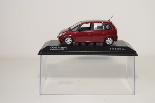 A93 1:43 MINICHAMPS 400 042101 OPEL MERIVA 2003 ROJO METÁLICO GRANATE SIN USA... - Imagen 2 de 18