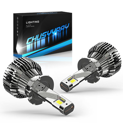 2 Pcs D2S 35W 6000K HID Xenon Replacement Low/High Beam Headlight Lamp Bulbs