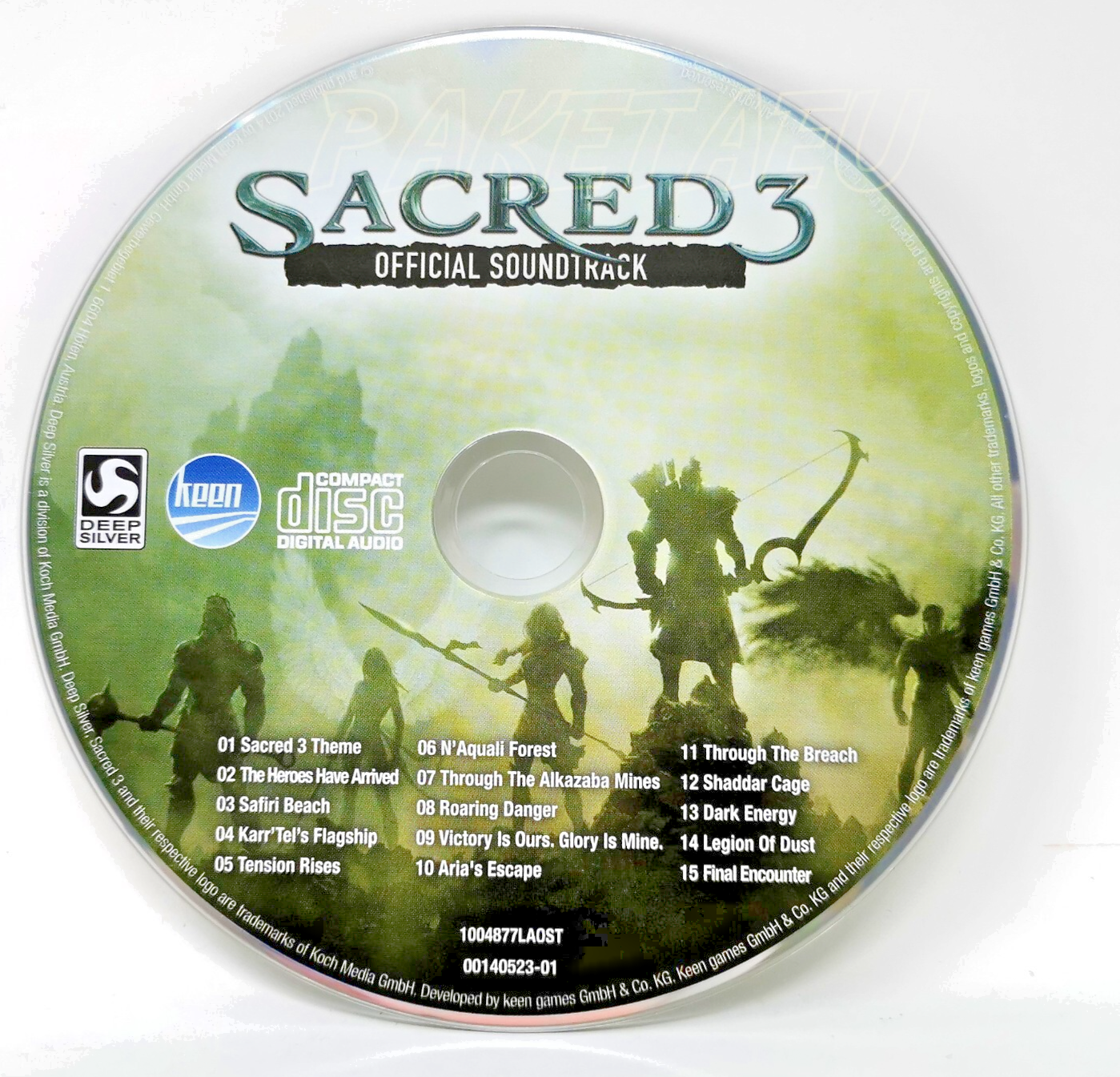 Sacred 3 – Official Soundtrack CD Deep Silver & Keen Games 15 Epic Tracks ?