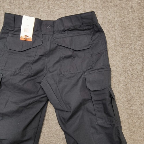 Pantalones tácticos Tru-Spec para mujer 10 azul marino 24-7 sin dobladillo Ripstop - Imagen 10 de 12