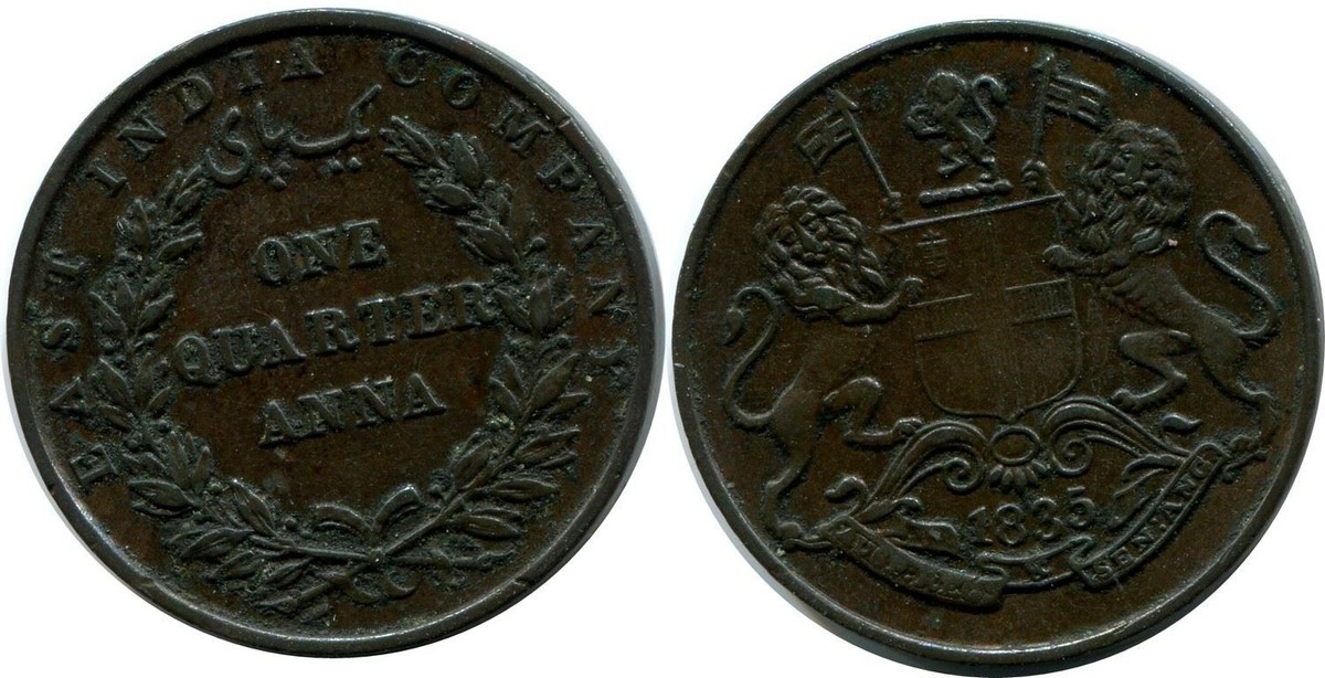 1854年アッパー・カナダ植民地 1ペニー銅貨 Antique 1854 Bank