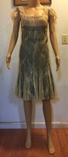 ALEXANDER MCQUEEN AW02 Runway Lace-Up Dragonfly Lace Dress IT40 - Collector