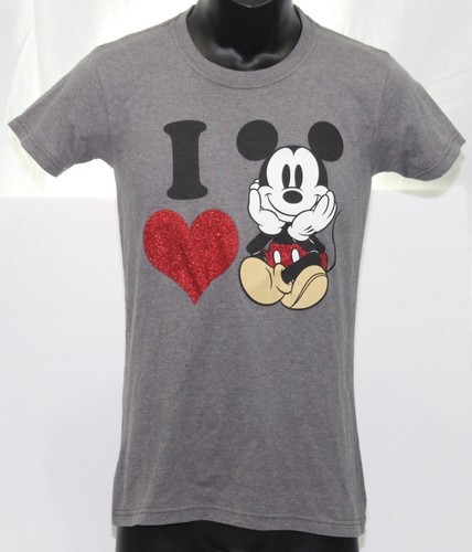 I Love Mickey Mouse Graphic Tee T Shirt 