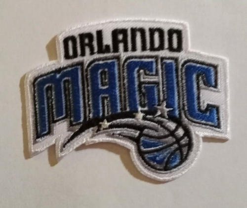 Orlando MAGIC Logo Patch- NBA- Embroidered, Iron On NEW- 3.5" by 2.5" - - Picture 1 of 2