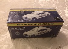 BNIB Atlas Edition Best of British Police Jaguar MK11  1:43 Diecast Model Sealed