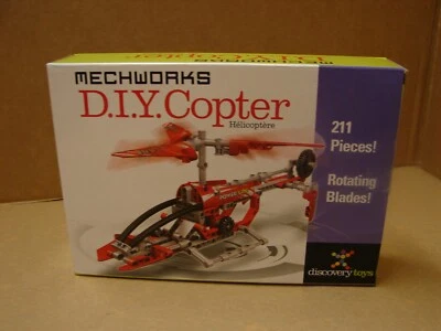 NIB Mechworks D.I.Y. Copter #4169 - 211 Pcs Set With Rotating Blades - Image 1 of 2